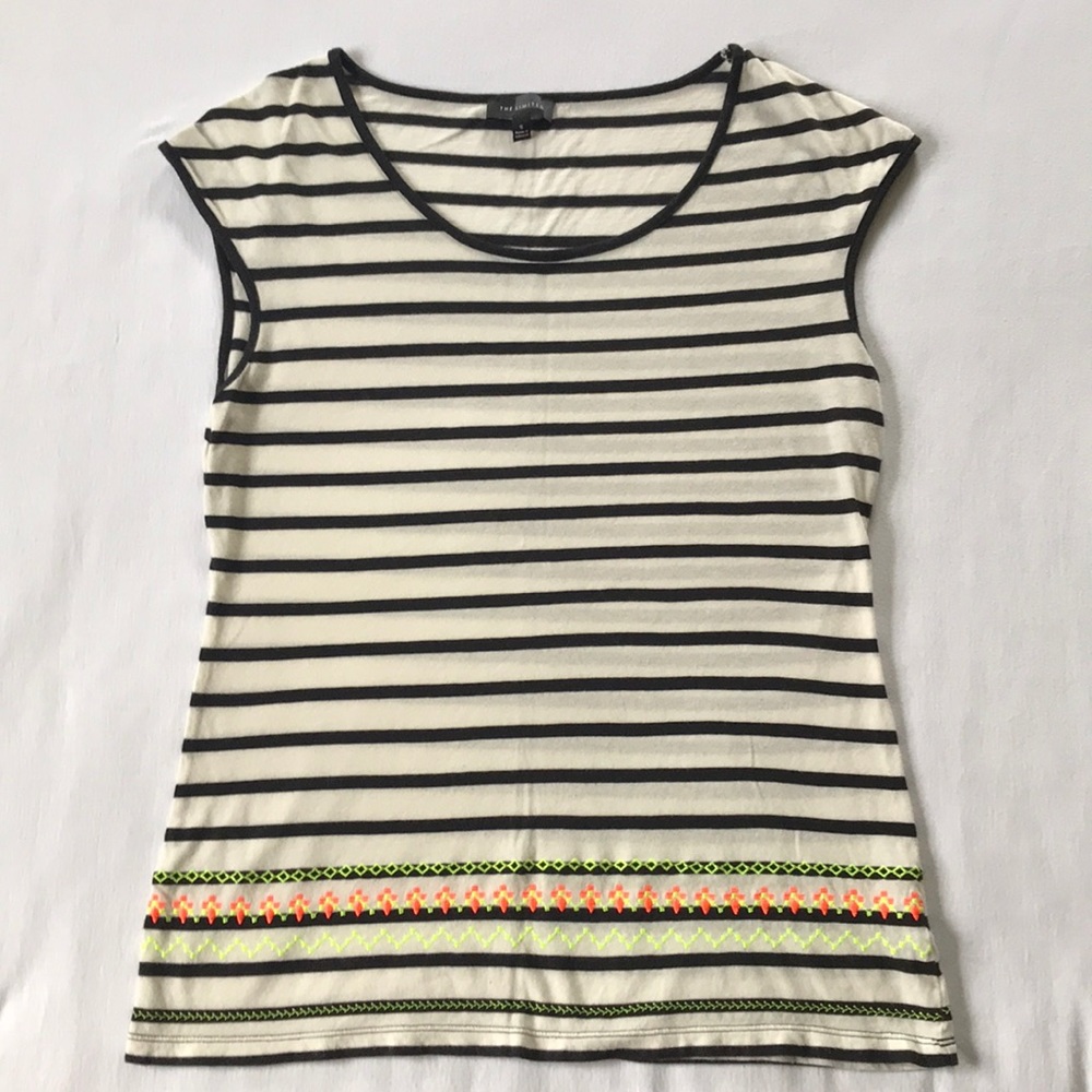 Limited Striped Sleeveless Top